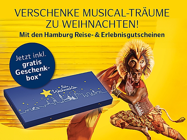 Gutschein Hamburg Musical Weihnachten Geschenkbox