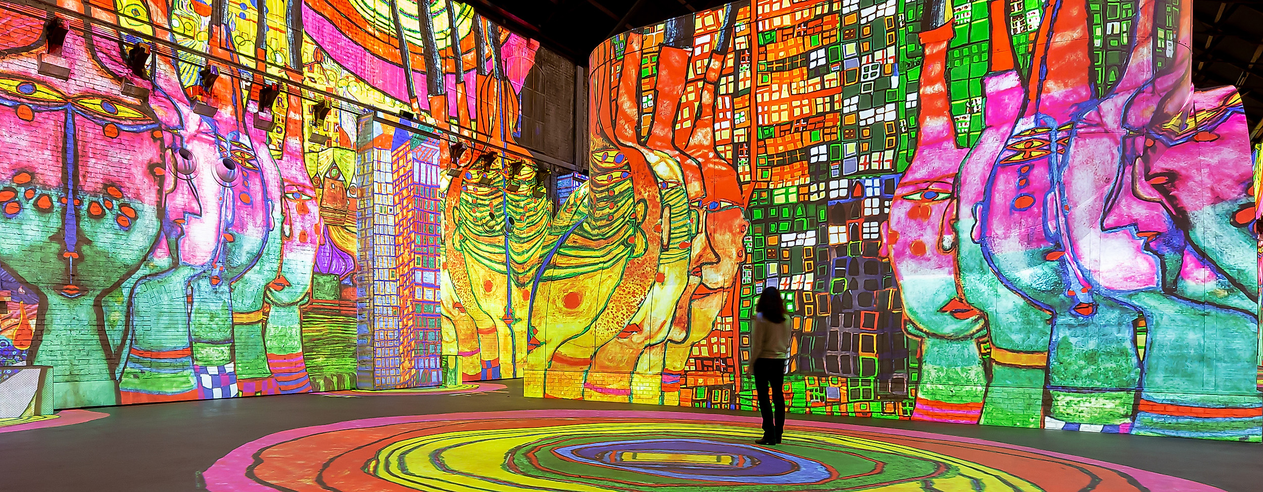 Ausstellung Hundertwasser  Culturespaces_Eric Spiller