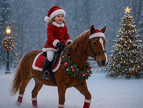 Weihnachtsreiten in Bülkau