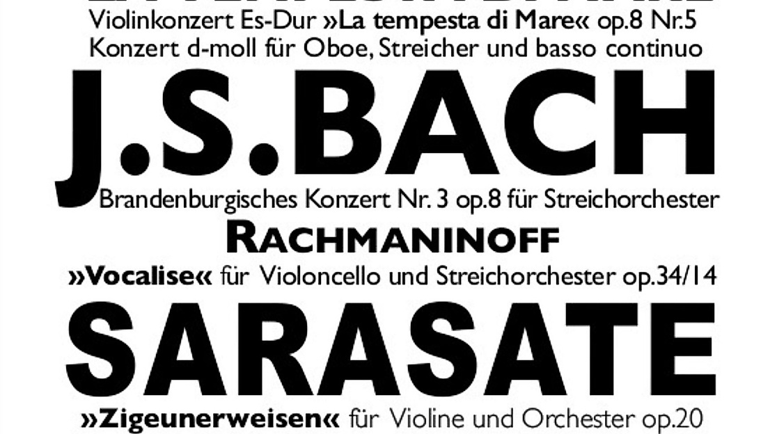 Konzert für Violine, Oboe und Violoncello - Vivaldi - J. S. Bach - Sarasate