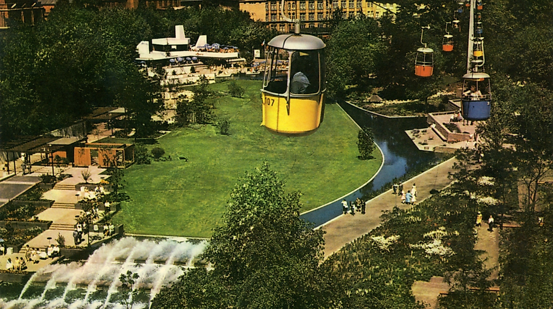 Seilbahn über das Gelände der IGA 1963