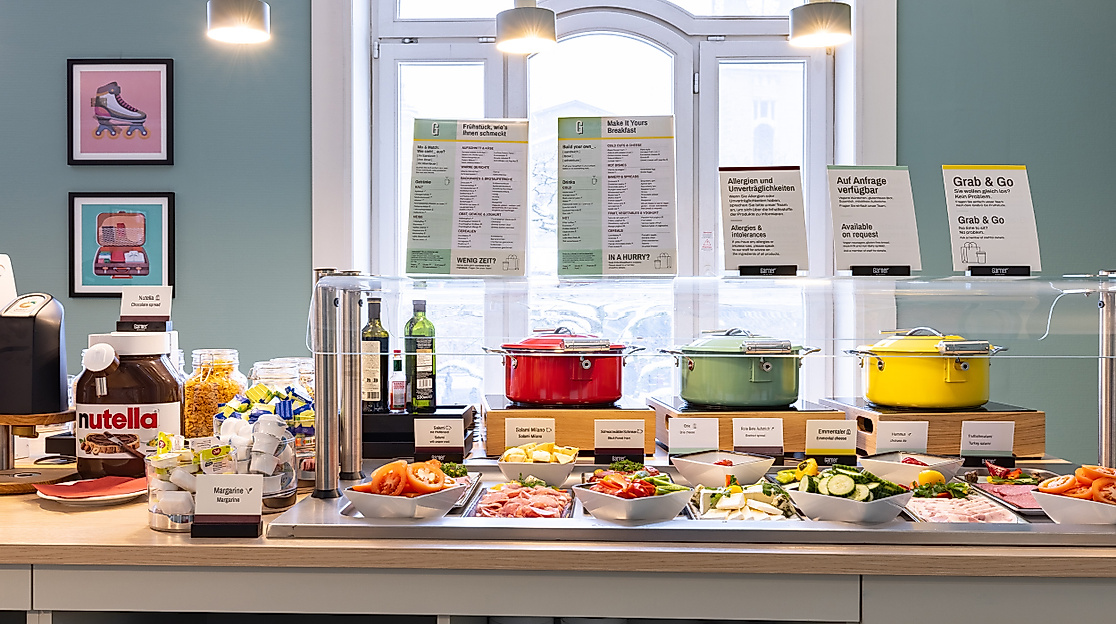 Garner Hotel Hamburg - St.Georg: breakfast