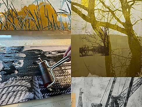 Tag der Druck–Kunst. Werkstattarbeit + Ausstellung in der BBK–Galerie