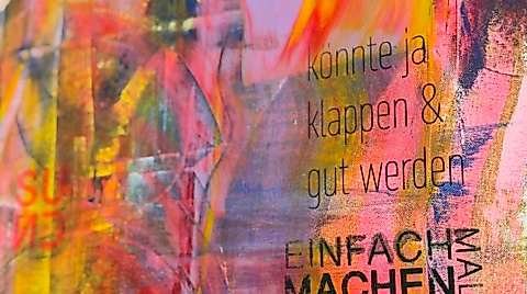 Siebdruck Leinwand
