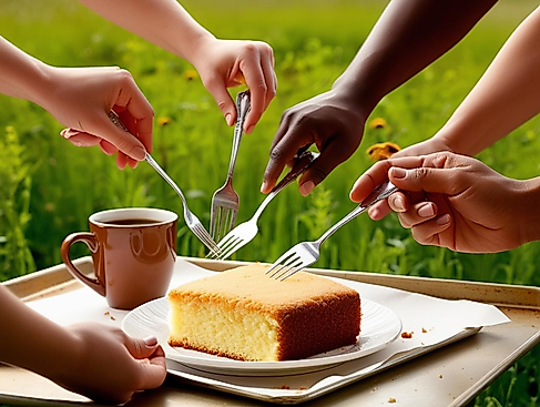 dorfcafe_bild_bim - Mit KI generiertes Bild.