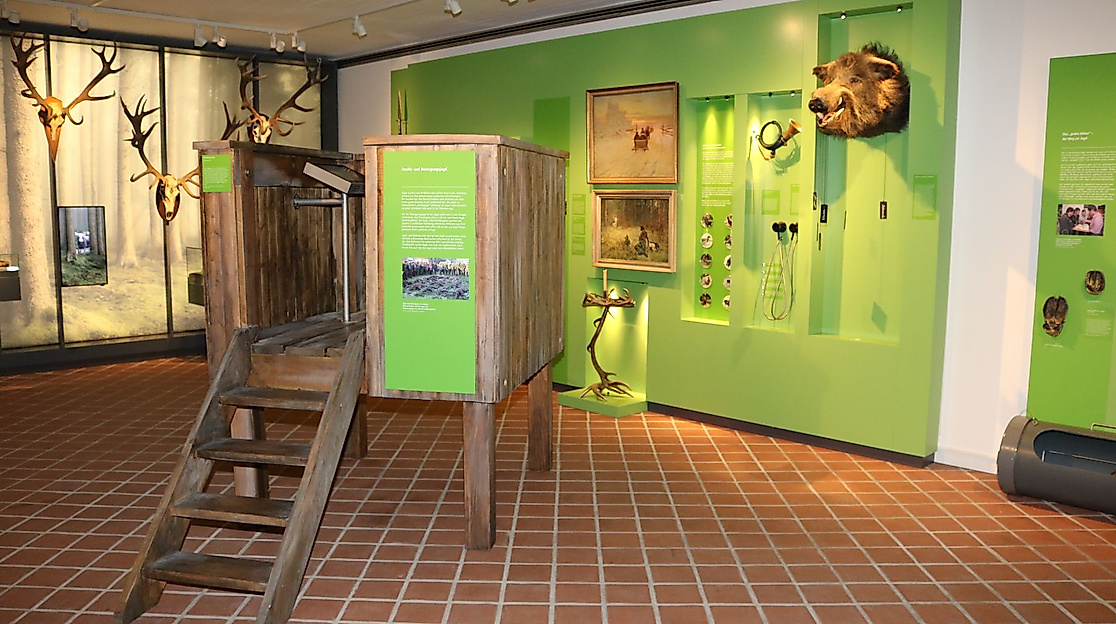 Jagdabteilung in der Dauerausstellung des Ostpreußischen Landesmuseums