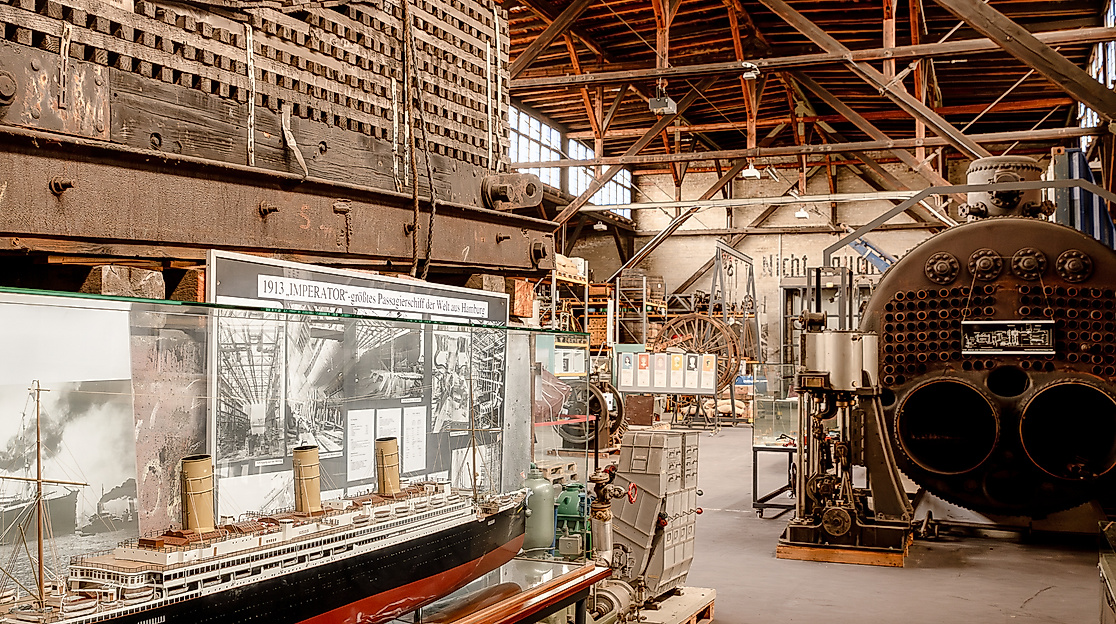 Deutsches Hafenmuseum im Aufbau