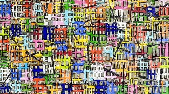 abtsraktes buntes Bild