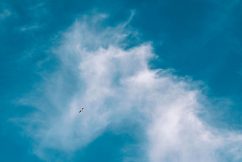 Himmel mit Wolken
