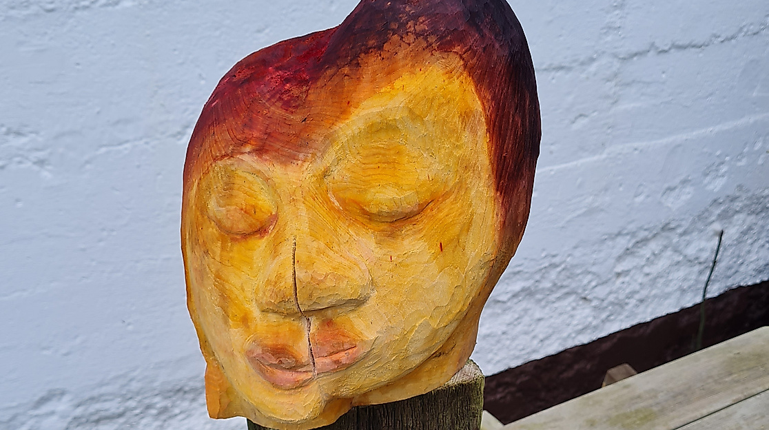 &quot;Sommerliebe&quot; aus Lindenholz