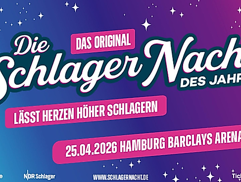 Die Schlagernacht des Jahres 2026