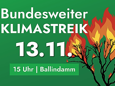 Klimastreik 13.11. 15 Uhr am Ballindamm
