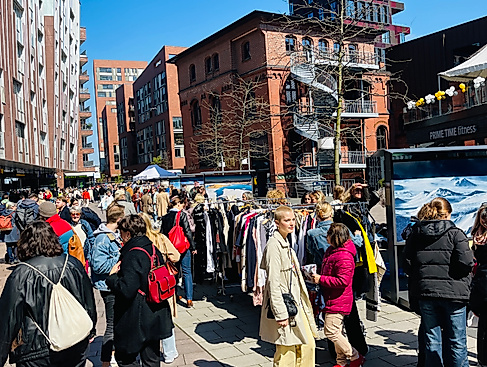 Langschläfer Flohmarkt Überseeboulevard