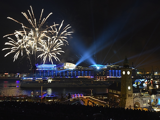 Hafengeburtstag Feuerwerk
