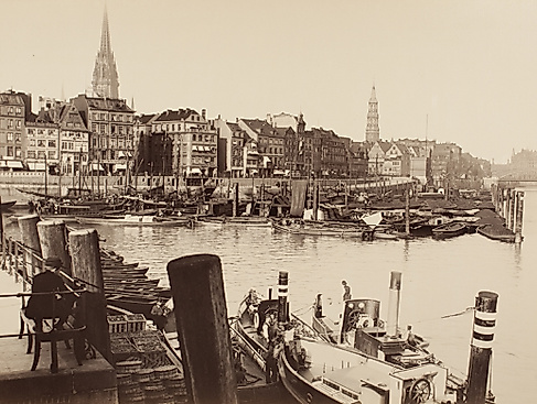 Lokal, kolonial, global: Bedeutende Orte im Hafen