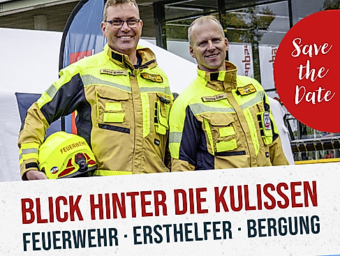 Blick hinter die Kulissen - Feuerwehr, Ersthelfer & Bergung