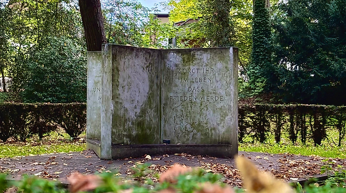 Das Mahnmal am Kriegerdankweg