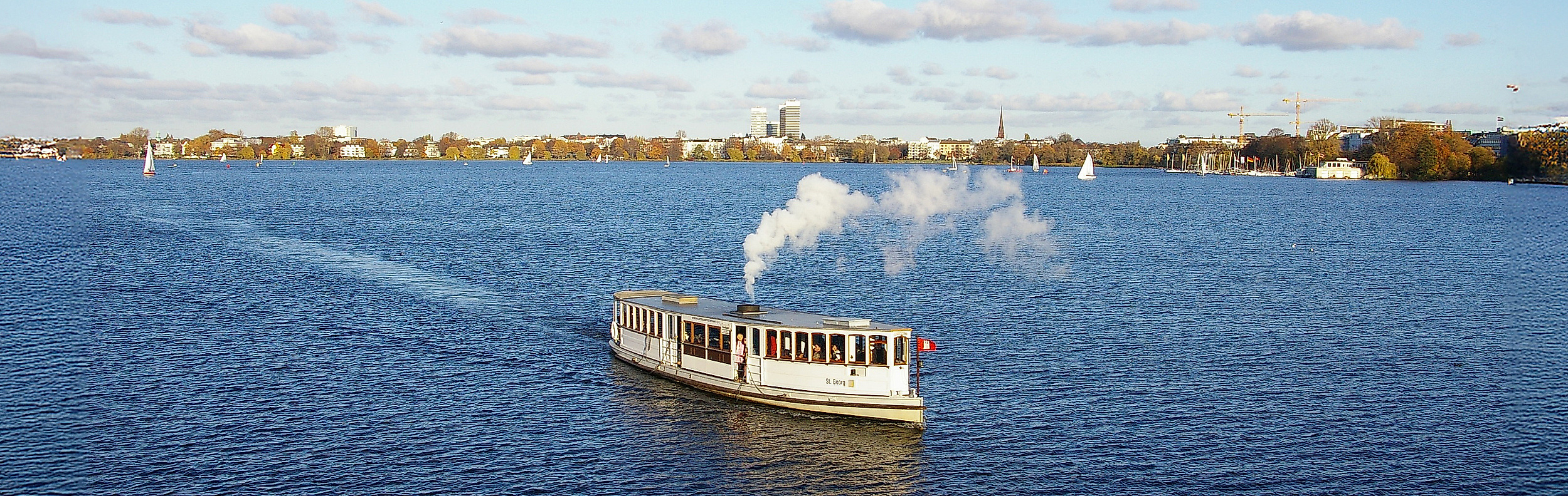 Alster-Rundfahrt mit Rondeelteich
