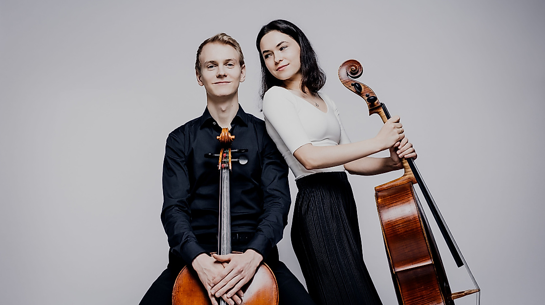 Celloduo Anna Olivia Amaya Farias und Fabian Sturm