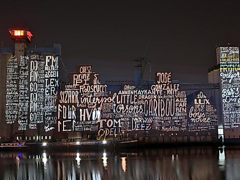 MS Dockville 2015 - Lichtinstallation Lichtgestalten