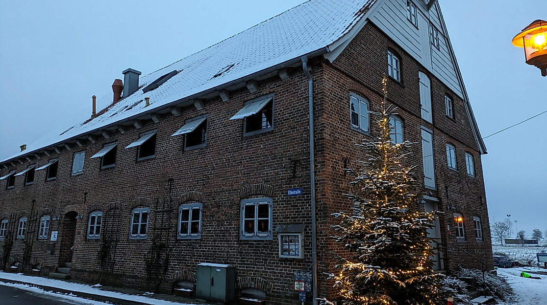 Kornspeicher weihnachtlich