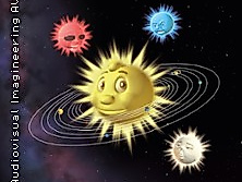 Kleiner Stern im großen All