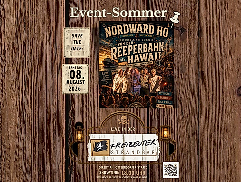 Live Musik am Strand mit Nordward Ho