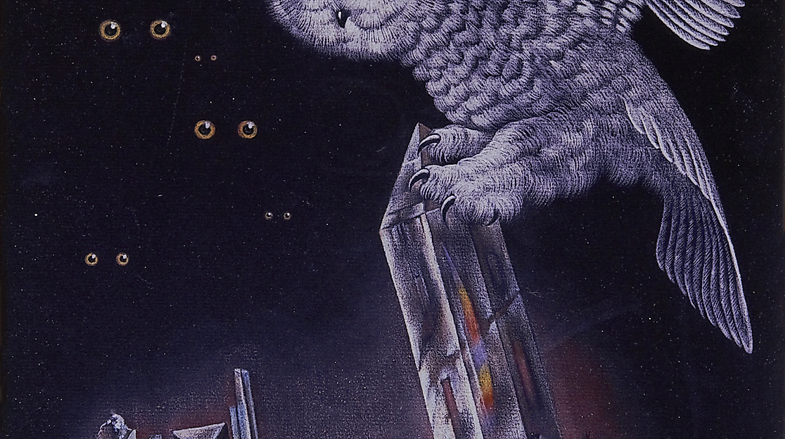 Valentine Hugo: La Vérité tomberait du ciel sous la forme d‘un harfang (Die Wahrheit würde in Gestalt einer Schneeeule vom Himmel fallen), 1932.