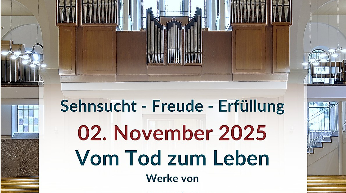 Orgelherbst 2025 St. Marien Bässler  Plakat