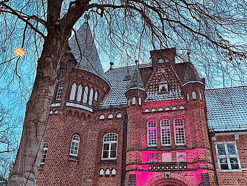 Weihnachtliches Schloss