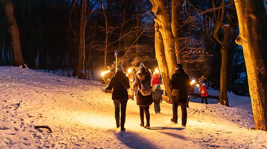 Fackelwanderung am Dieksee
