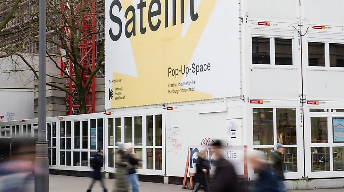 Satellit Pop-Up-Space
