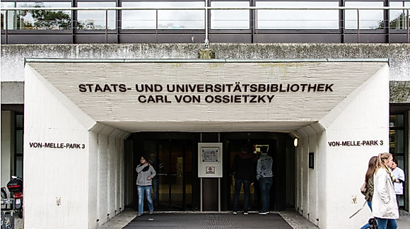 Staats- und Universitätsbibliothek Carl von Ossietzky - Eingang