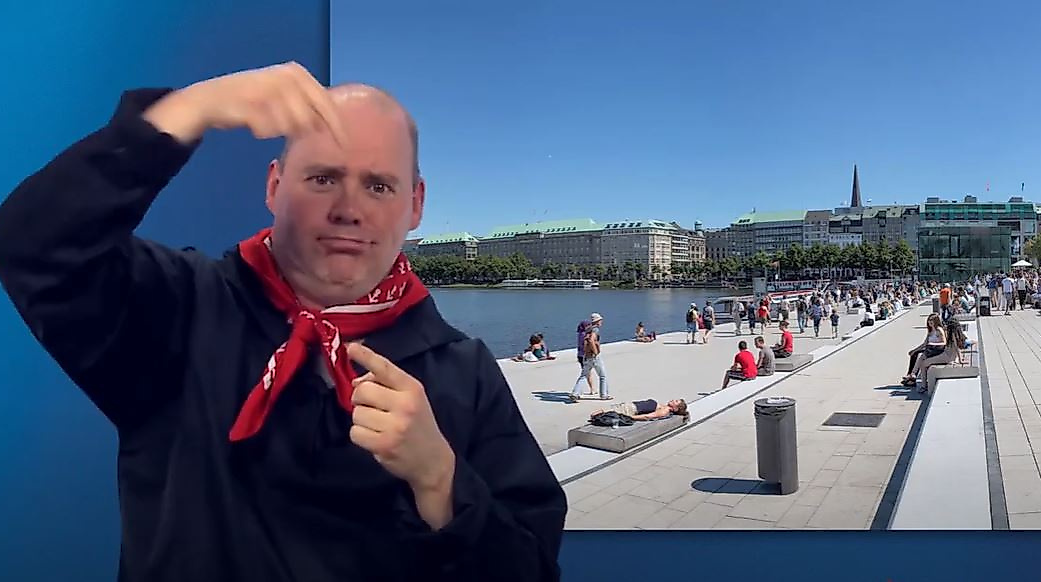 Hamburg in Gebärdensprache