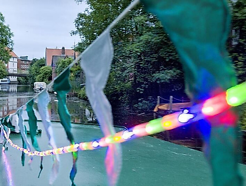 Lichterfahrt auf der Medem