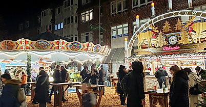 Christmas market Niendorf Children's merry-go-round