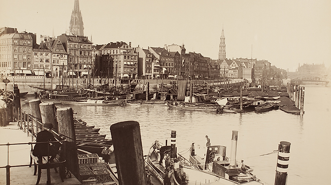 Lokal, kolonial, global: Bedeutende Orte im Hafen