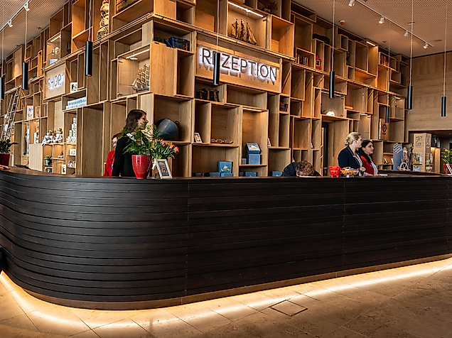 JUFA Hotel Hamburg HafenCity: Rezeption