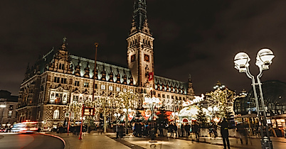 Weihnachtsmarkt Rathausmarkt Hamburg