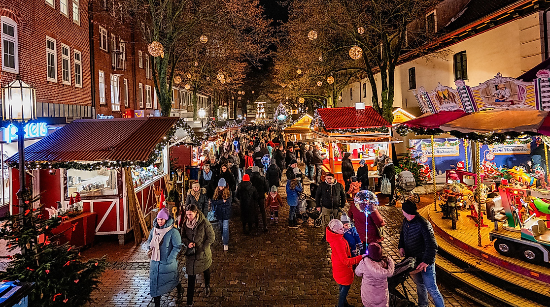 Stader Weihnachtsmarkt am Pferdemarkt