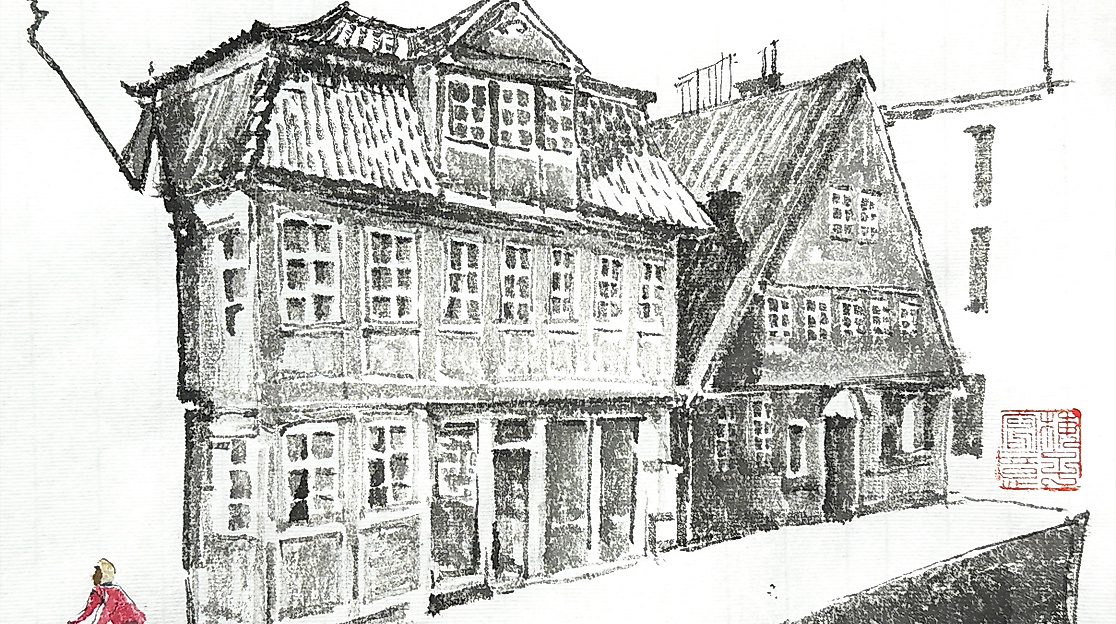 Urban Sketching Sachsentor Bergedorf