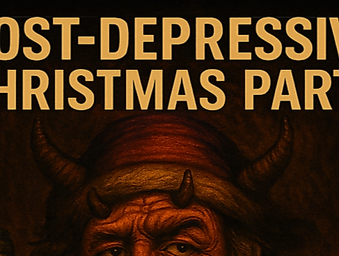 Post-Depressive Christmas Party Plakat