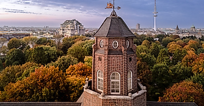 Herbstlicher Blick über Hamburg