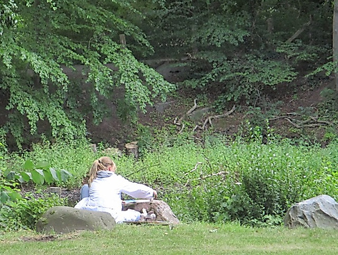 Natur-Collage und Landart - Kunst in der Natur und mit der Natur