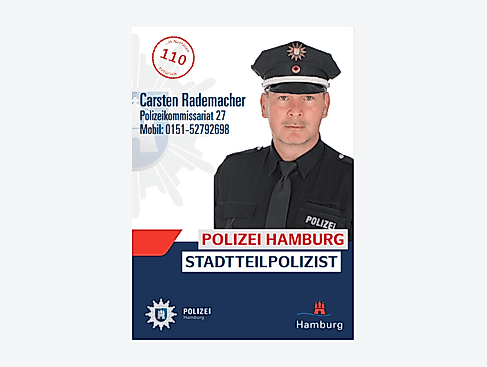 Bürgersprechstunde der Polizei in der Bücherhalle Eidelstedt