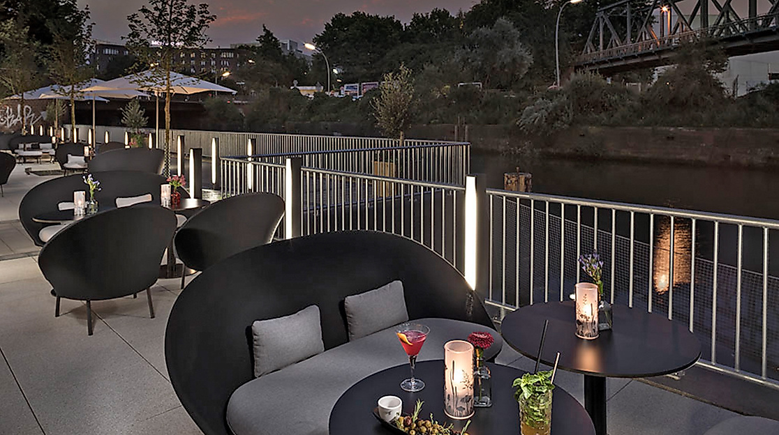 Hotel INNSIDE Hamburg Hafen: Terrasse