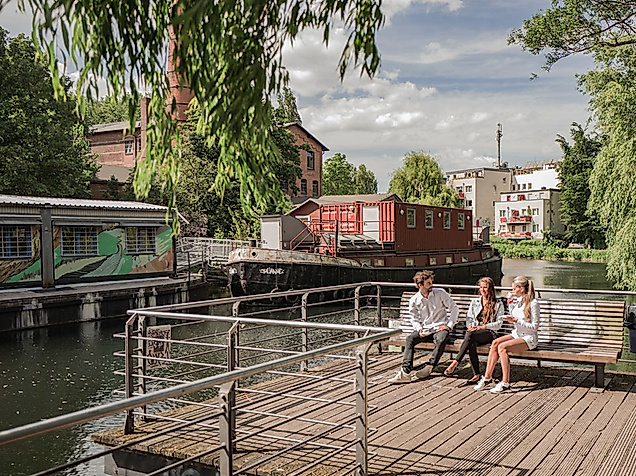 Mittagspause in Wilhelmsburg in Hamburg