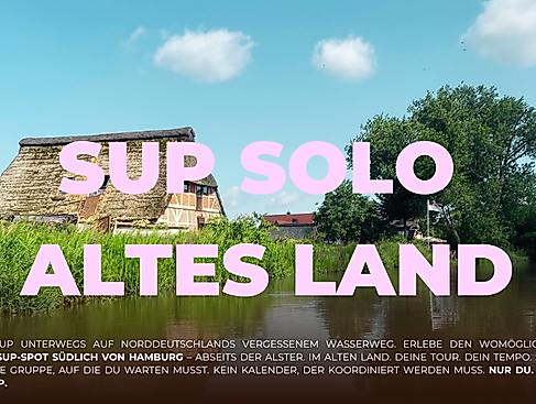 SUP-Tour Altes Land: Nur You. New Jork. Und ein SUP.