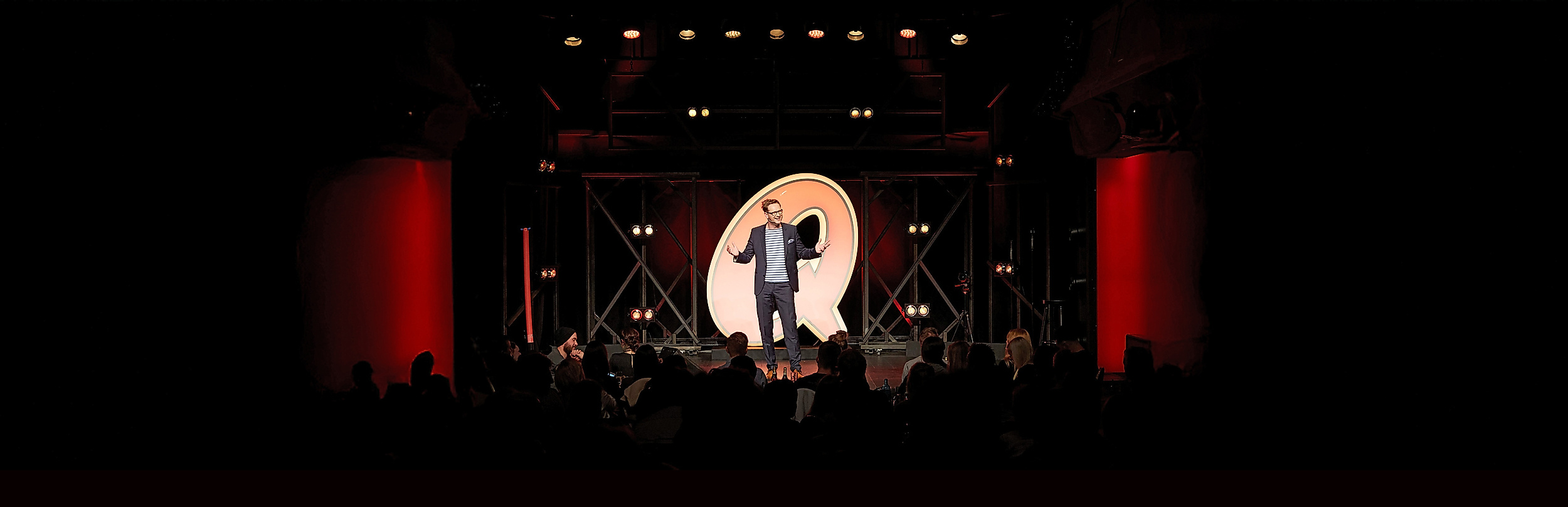 Quatsch Comedy Club Bühne und Publikum