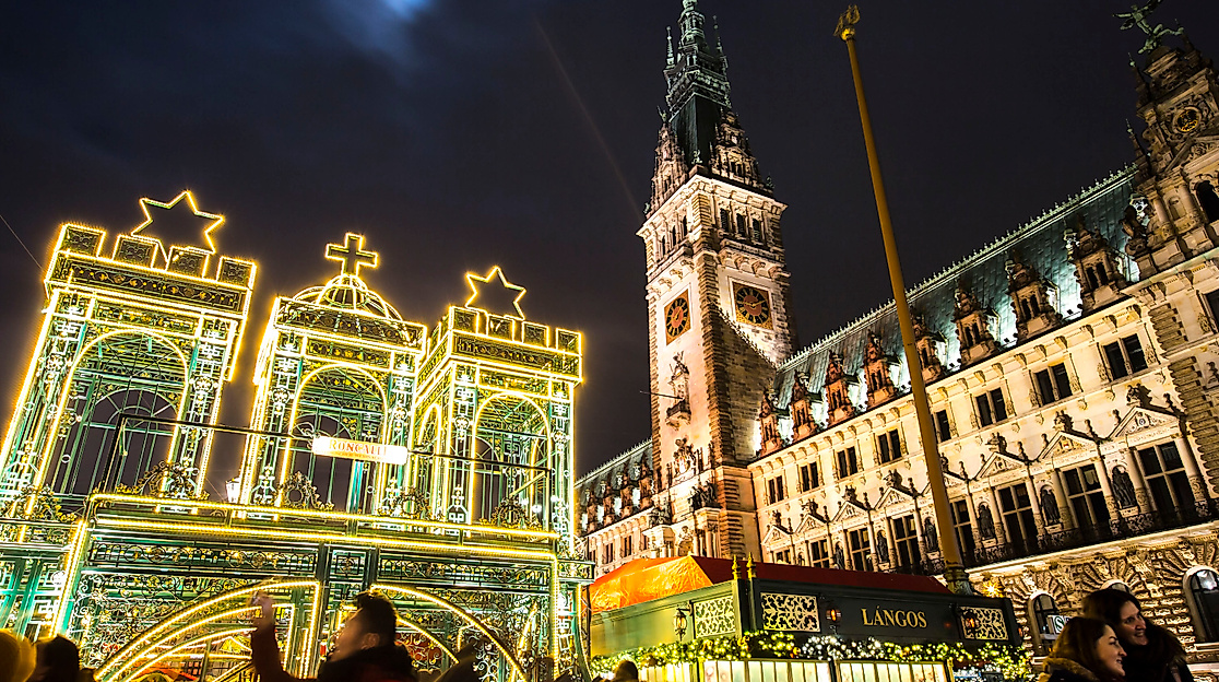 Weihnachtsmarkt Rathausmarkt Hamburg